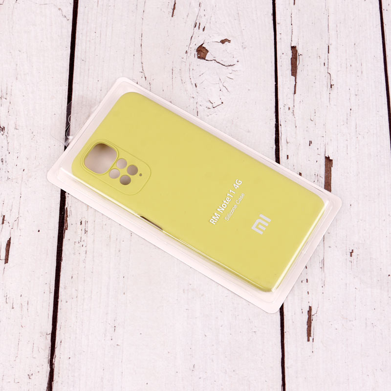 قاب سیلیکونی اصلی زیربسته شیائومی Redmi Note 11 / 11s محافظ لنزدار