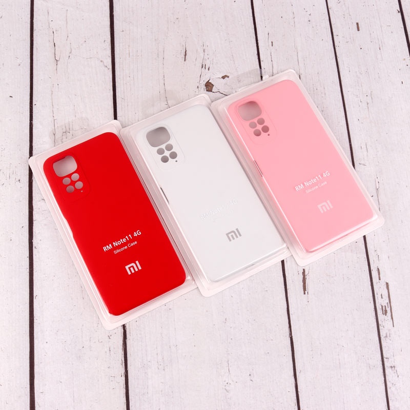قاب سیلیکونی اصلی زیربسته شیائومی Redmi Note 11 / 11s محافظ لنزدار