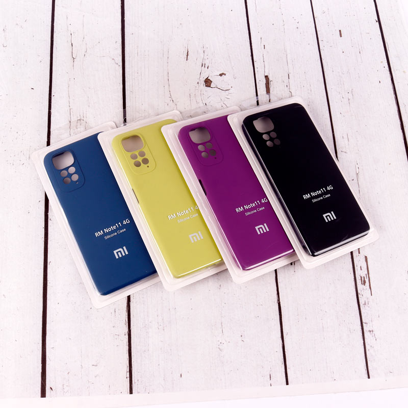 قاب سیلیکونی اصلی زیربسته شیائومی Redmi Note 11 / 11s محافظ لنزدار