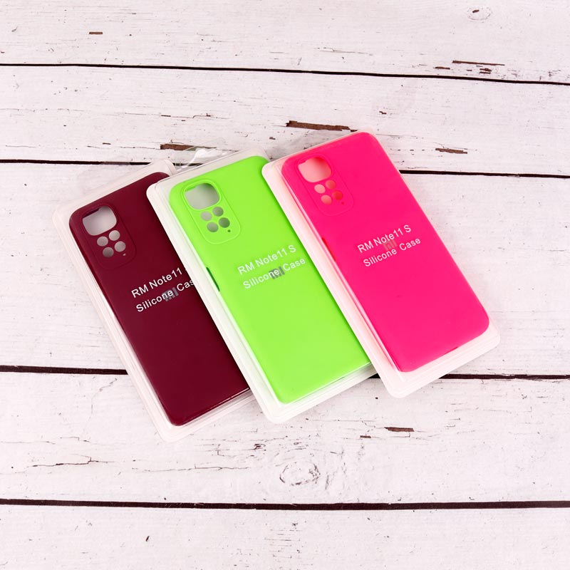 قاب سیلیکونی اصلی زیربسته شیائومی Redmi Note 11 / 11s محافظ لنزدار