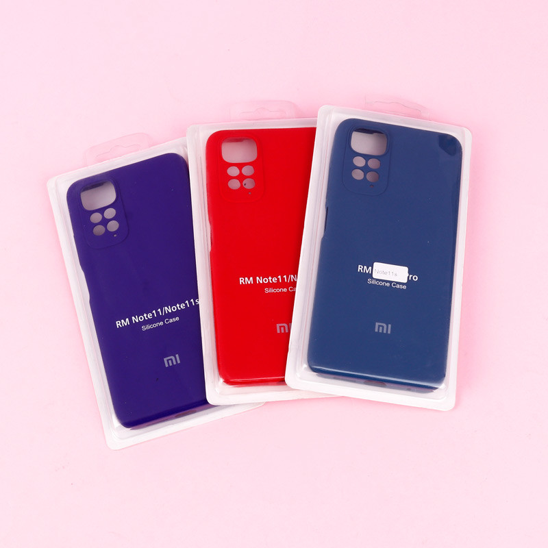 قاب سیلیکونی اصلی زیربسته شیائومی Redmi Note 11 / 11s محافظ لنزدار
