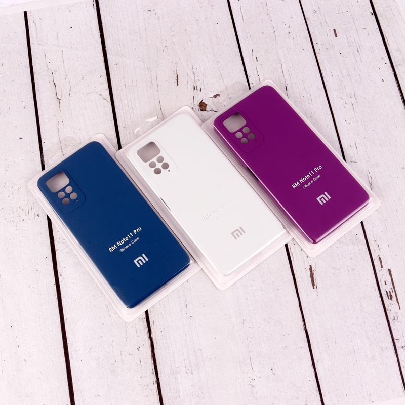 قاب سیلیکونی اصلی زیربسته شیائومی Redmi Note 11 Pro محافظ لنزدار