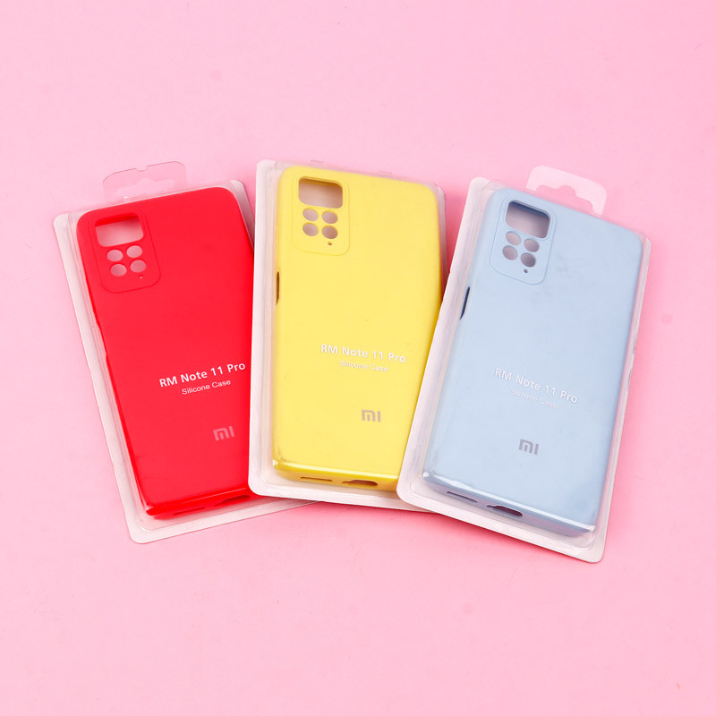 قاب سیلیکونی اصلی زیربسته شیائومی Redmi Note 11 Pro محافظ لنزدار