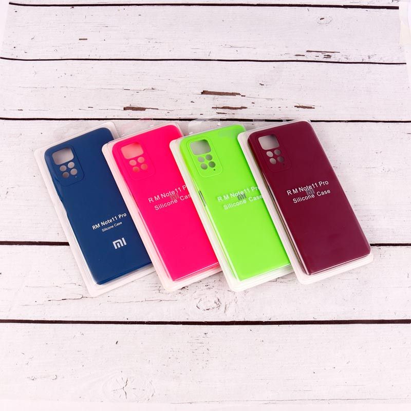 قاب سیلیکونی اصلی زیربسته شیائومی Redmi Note 11 Pro محافظ لنزدار