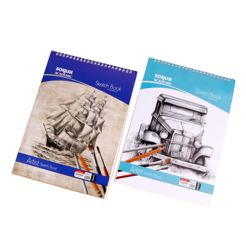 دفتر طراحی A4 سیمی 50 برگ سخن