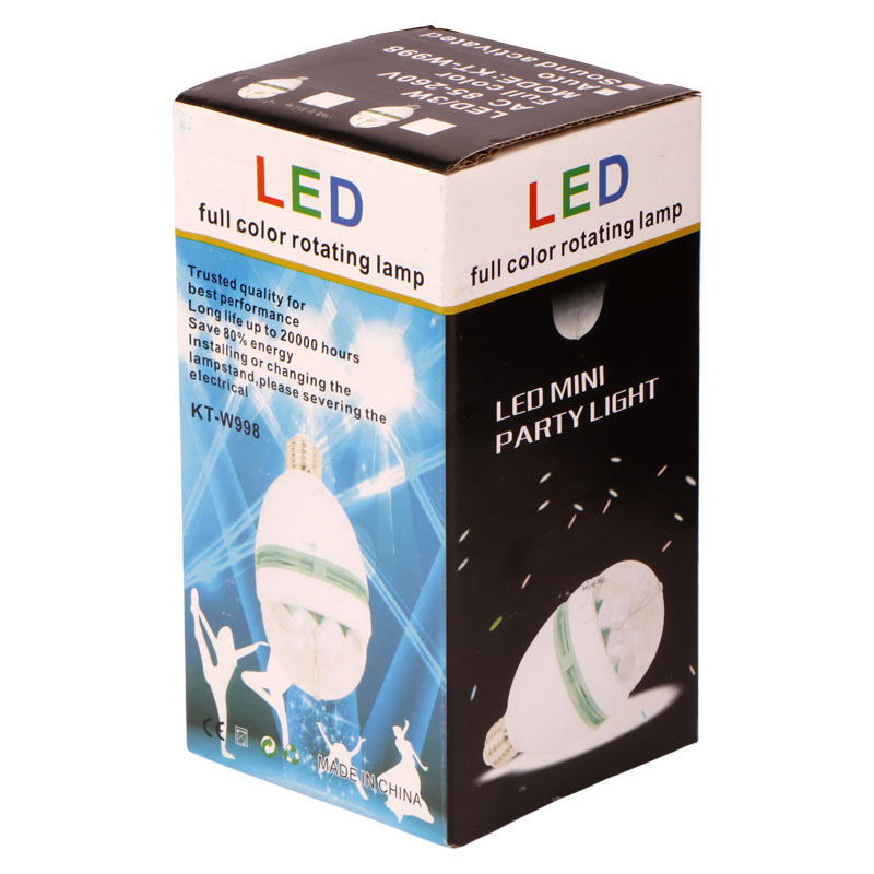 لامپ رقص نور Soltane Rise KT-W998 3W E27