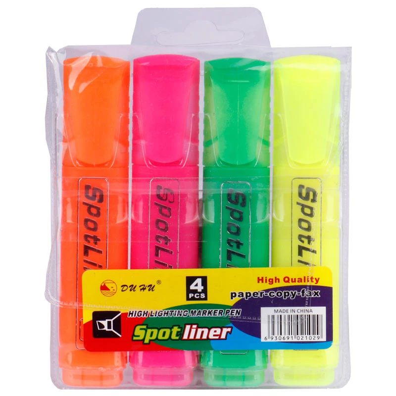 ماژیک هایلایت اسپوت لاینر Spot Liner DH-102 بسته ۴ عددی