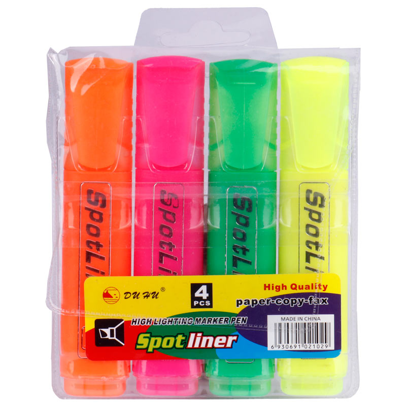 ماژیک هایلایت اسپوت لاینر Spot Liner DH-102 بسته ۴ عددی