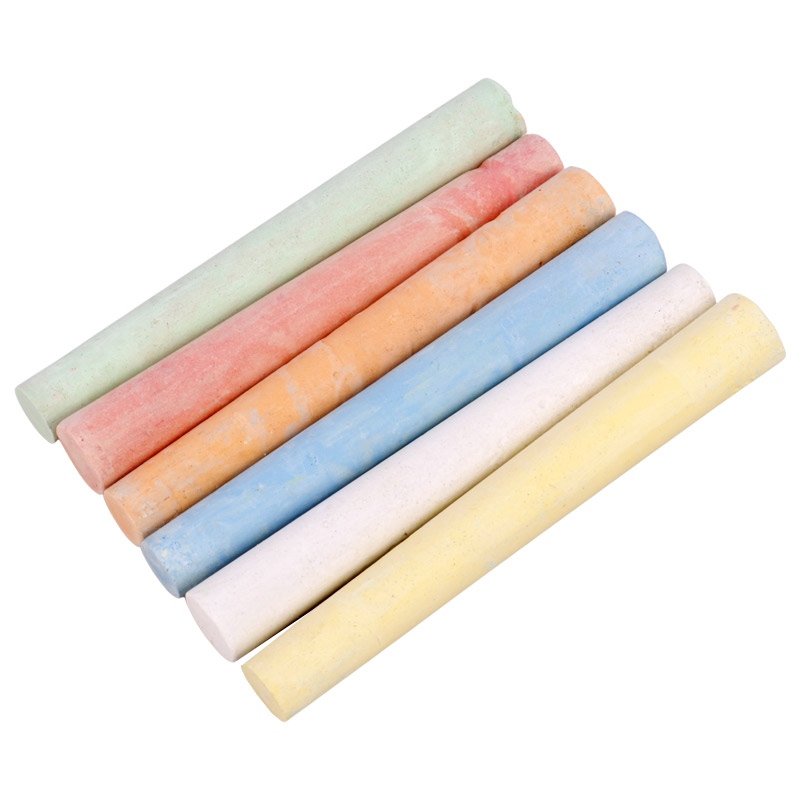 گچ تخته سیاه رنگی Sticks بسته 12 عددی