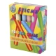 گچ تخته سیاه رنگی Sticks بسته 12 عددی