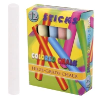 گچ تخته سیاه رنگی Sticks بسته 12 عددی