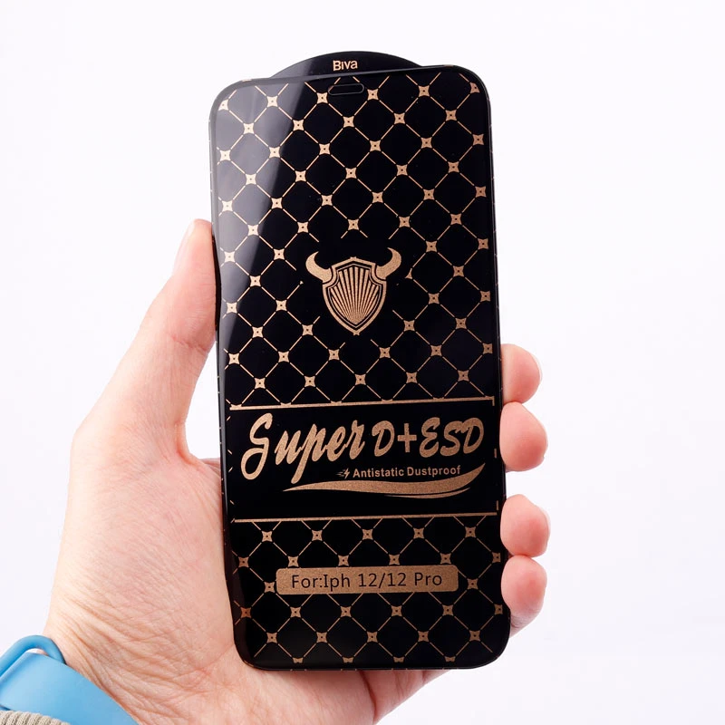 گلس Super D + ESD Anti Static آیفون iPhone 12 / 12 Pro