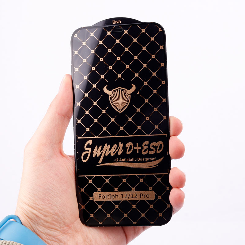 گلس Super D + ESD Anti Static آیفون iPhone 12 / 12 Pro