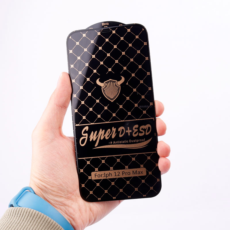 گلس Super D + ESD Anti Static آیفون iPhone 12 Pro Max