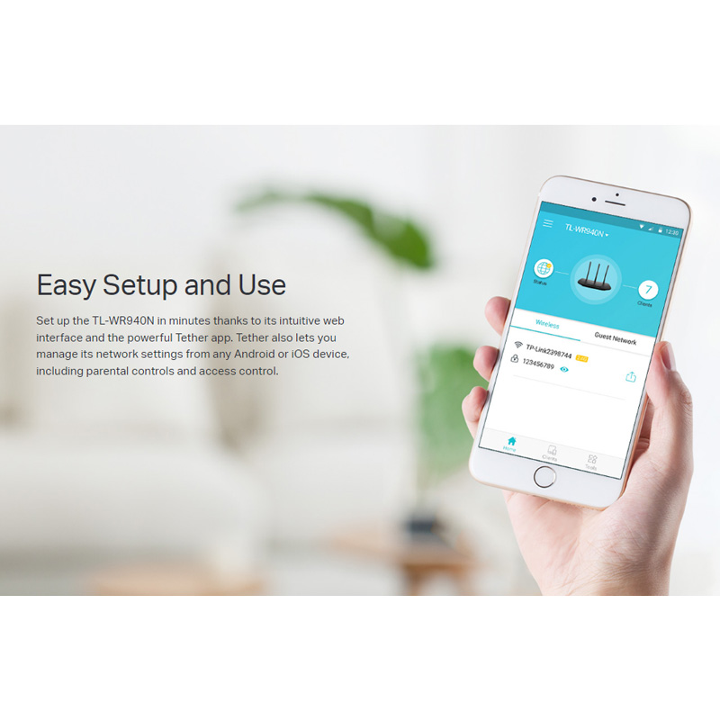 روتر 3 آنتن TP-Link TL-WR940N N450 450Mbps
