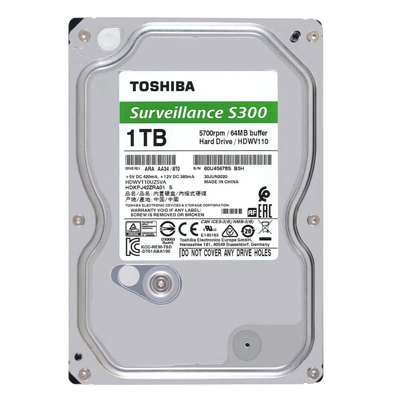 هارد اینترنال توشیبا Toshiba S300 Surveillance 1TB