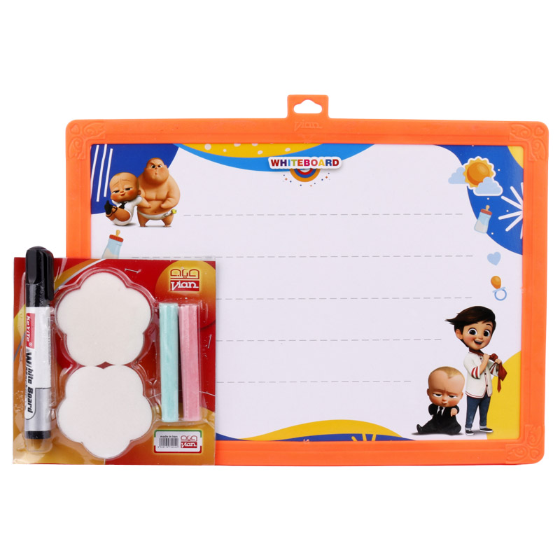 تخته سیاه گچی وایت برد دار دورو Vian 25×35cm