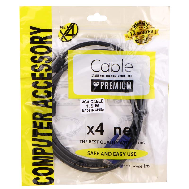 کابل VGA ایکس فورنت X4 Net طول 1.5 متر
