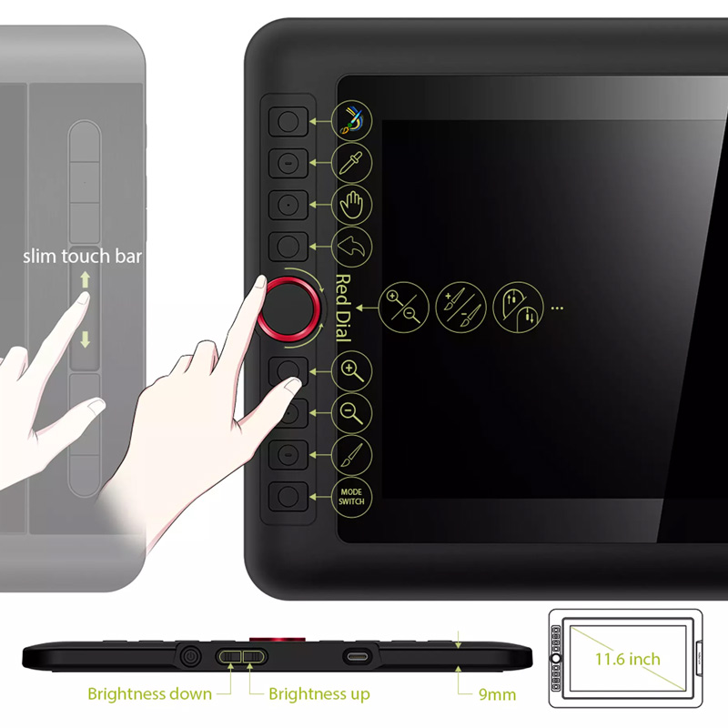 قلم و مانیتور طراحی XP-Pen Artist 12 Pro