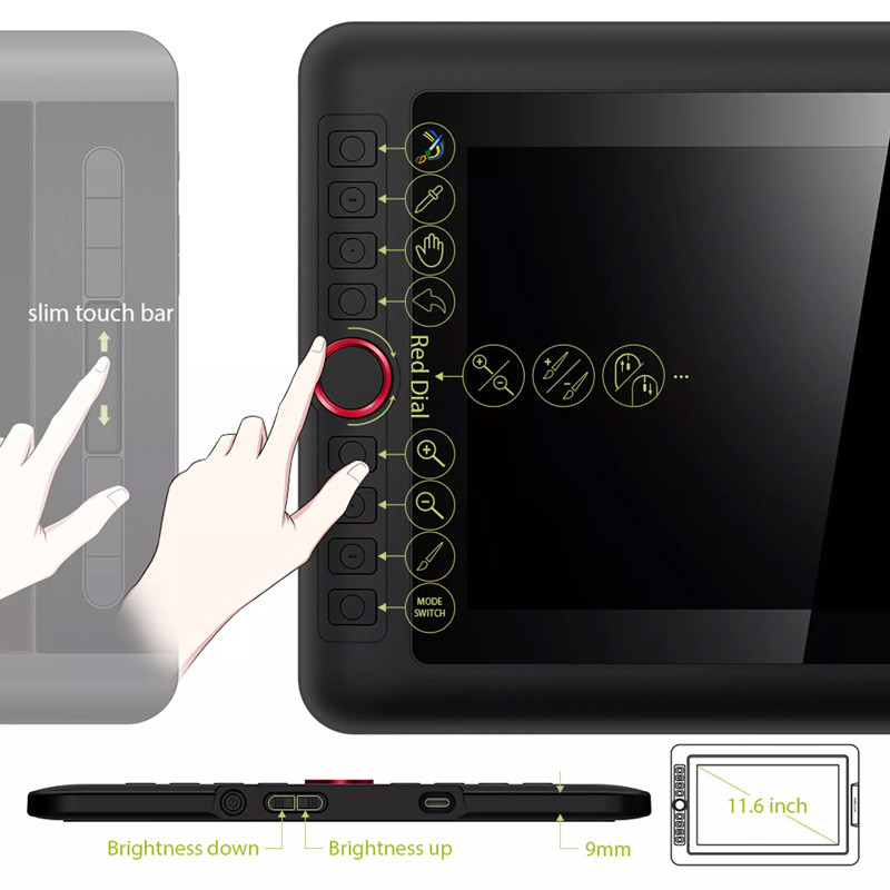 قلم و مانیتور طراحی XP-Pen Artist 12 Pro