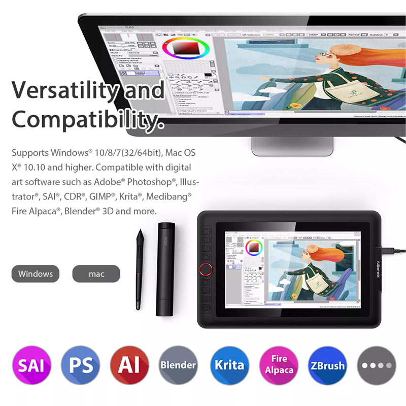 قلم و مانیتور طراحی XP-Pen Artist 12 Pro
