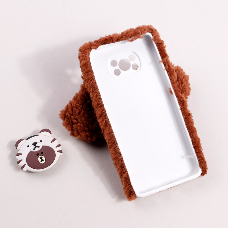 قاب پولیشی سگ پشمالو محافظ لنزدار Xiaomi Poco X3 Pro