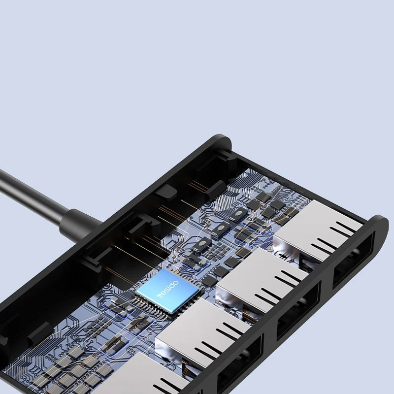 هاب 4 پورت USB2.0 یسیدو HB13