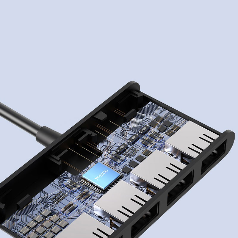 هاب 4 پورت USB2.0 یسیدو HB13