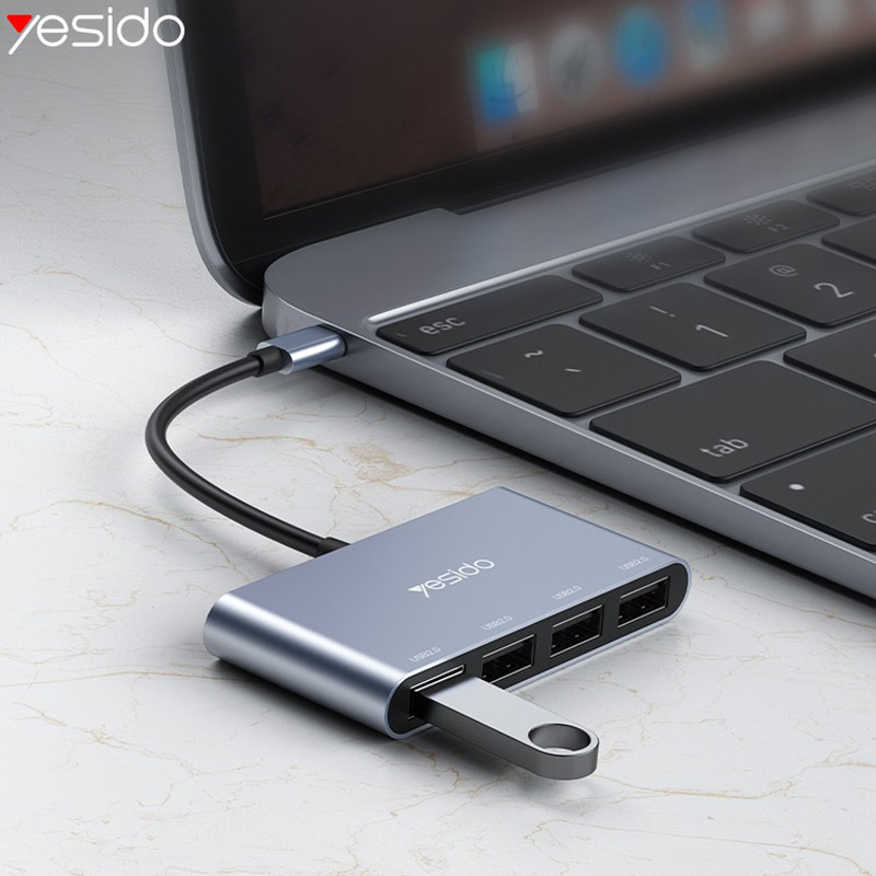 هاب 4 پورت USB2.0 یسیدو HB13