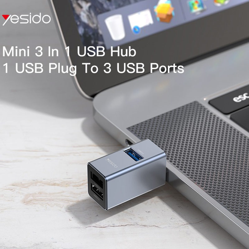 هاب 3 پورت USB3.0 یسیدو HB14