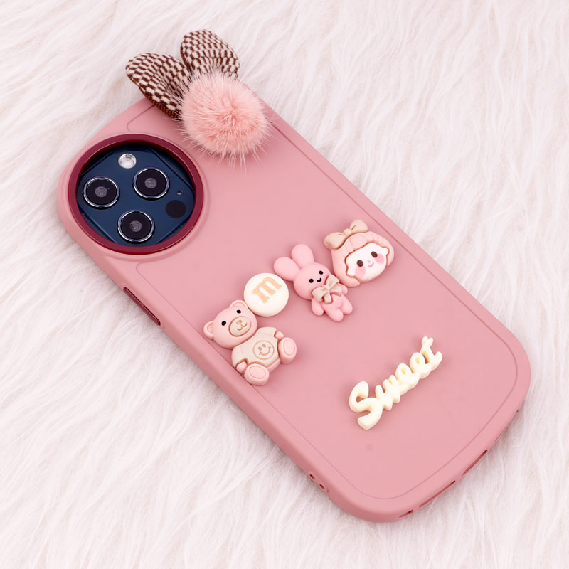 قاب عروسکی Sweet گوش پشمالو iPhone 12 Pro Max