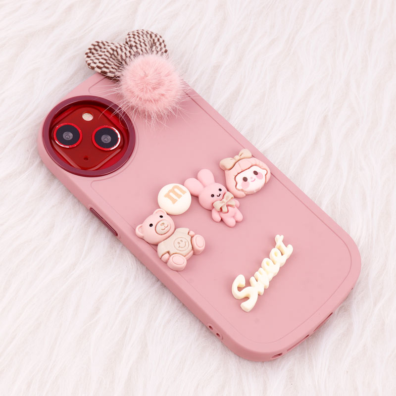 قاب عروسکی Sweet گوش پشمالو iPhone 13