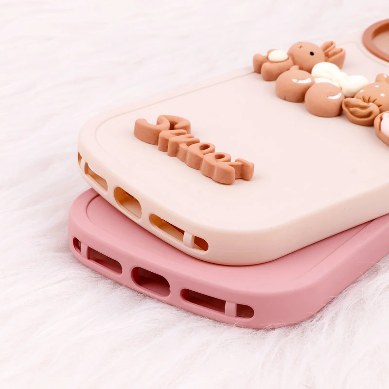 قاب عروسکی Sweet گوش پشمالو iPhone 13