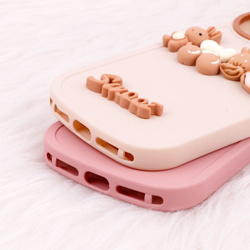 قاب عروسکی Sweet گوش پشمالو iPhone 13