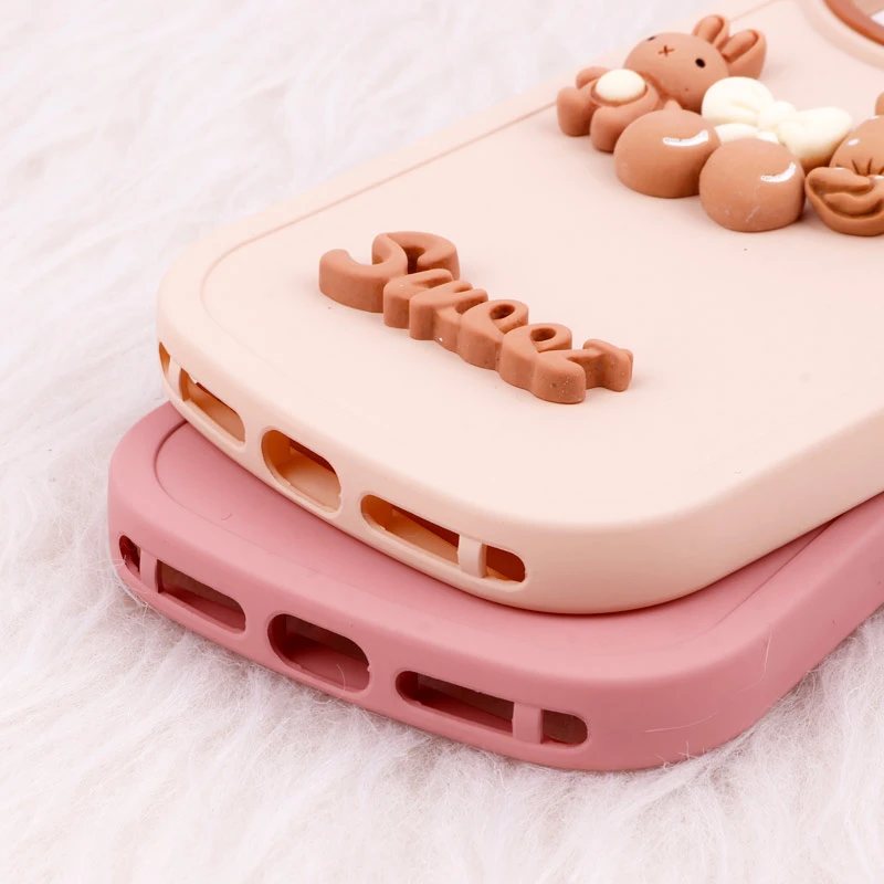 قاب عروسکی Sweet گوش پشمالو iPhone 13 Pro