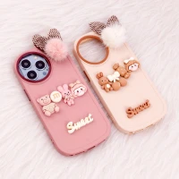 قاب عروسکی Sweet گوش پشمالو iPhone 13 Pro