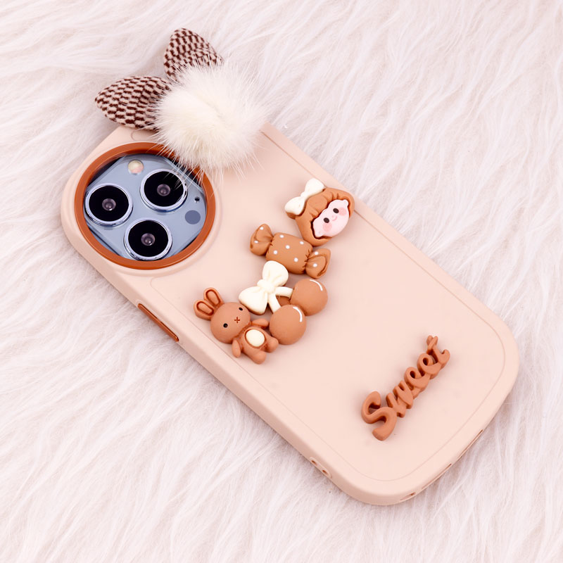 قاب عروسکی Sweet گوش پشمالو iPhone 13 Pro