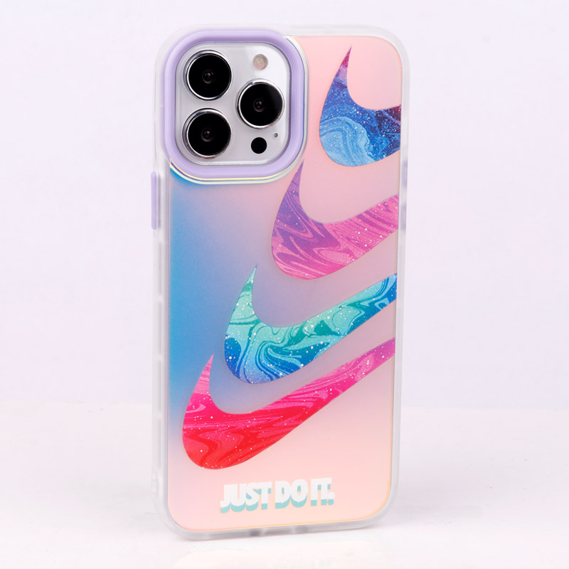 قاب ضد ضربه هولوگرامی دور لنز رنگی iPhone 13 Pro Max