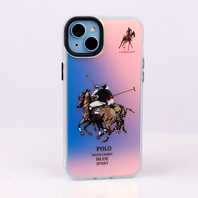 قاب ضد ضربه هولوگرامی دور لنز رنگی iPhone 14 Plus