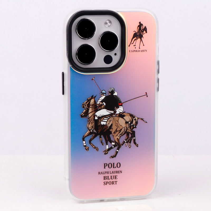 قاب ضد ضربه هولوگرامی دور لنز رنگی iPhone 14 Pro