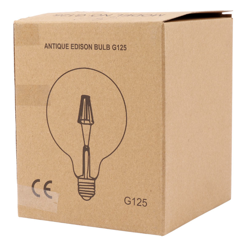 لامپ فیلامنتی حبابی 4 وات Antique G125 پایه E27