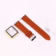 بند اپل واچ طرح چرم + محافظ صفحه 38mm
