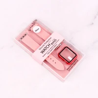 بند اپل واچ طرح چرم + محافظ صفحه 38mm