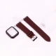 بند اپل واچ طرح چرم + محافظ صفحه 40mm