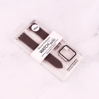 بند اپل واچ طرح چرم + محافظ صفحه 40mm