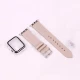 بند اپل واچ طرح چرم + محافظ صفحه 40mm