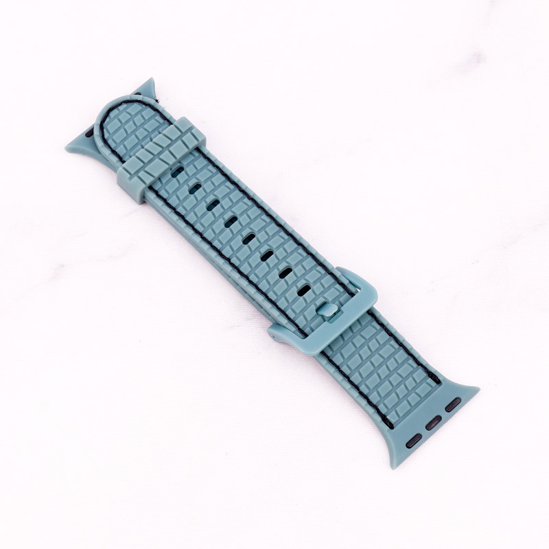 بند اپل واچ طرح سیلیکونی دور دوخت 41/40/38mm