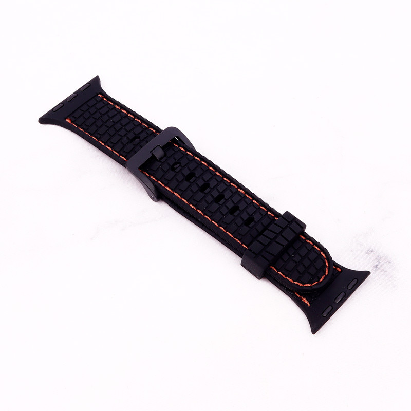 بند اپل واچ طرح سیلیکونی دور دوخت 41/40/38mm