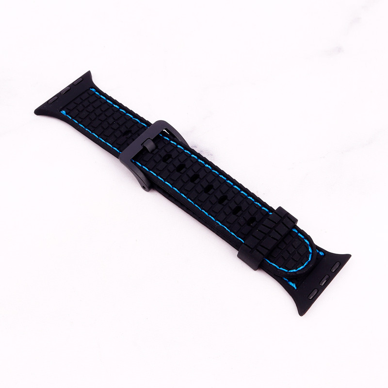 بند اپل واچ طرح سیلیکونی دور دوخت 41/40/38mm