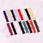 بند اپل واچ طرح سیلیکونی دور دوخت 41/40/38mm